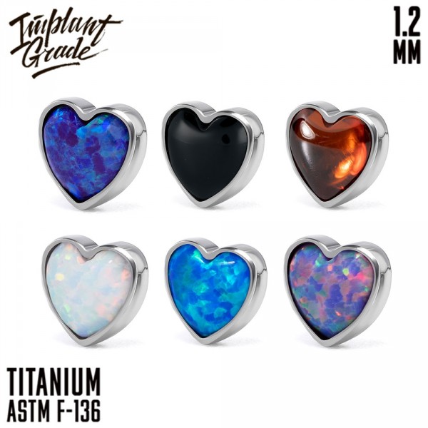 Накрутка Heart Opal 1.2 мм