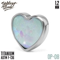 Накрутка Heart Opal 1.2 мм