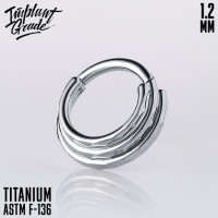 Кольцо-кликер Trio Edge 1.2 мм (16 G) 