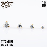 Накрутка Фианит 1.6 мм