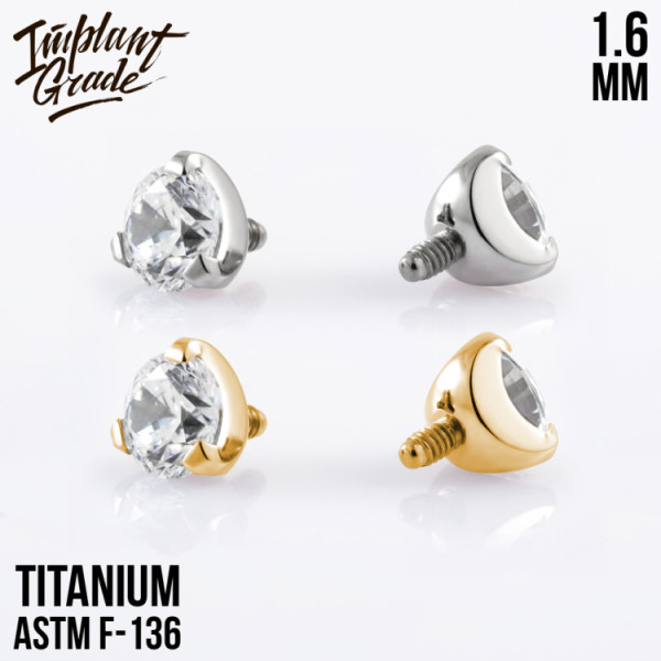 Накрутка Фианит 1.6 мм