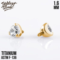 Накрутка Фианит 1.6 мм