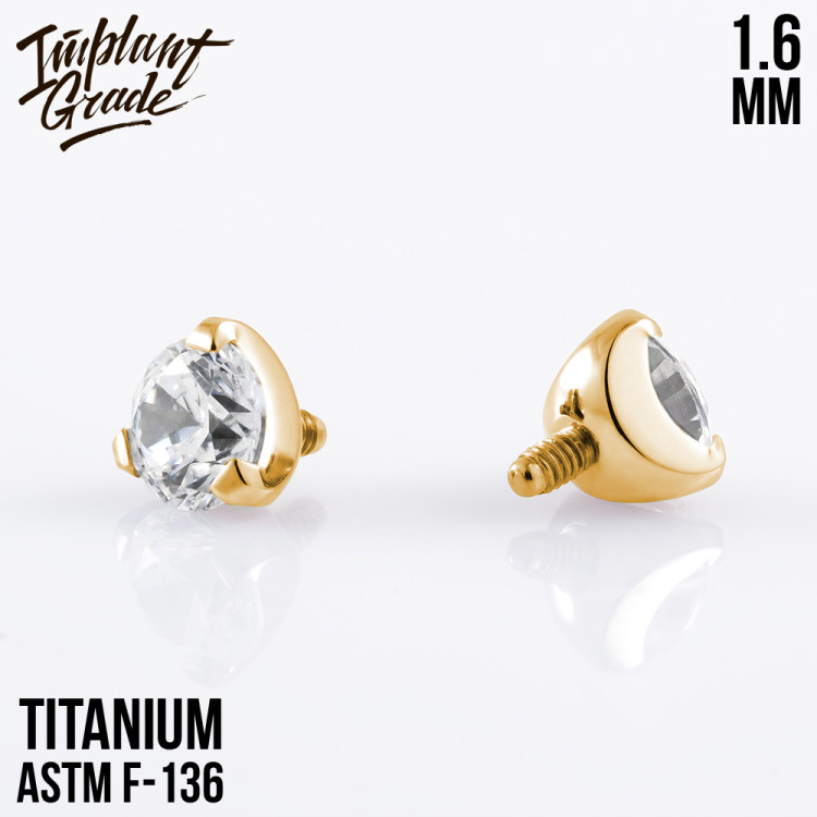 Накрутка Фианит 1.6 мм