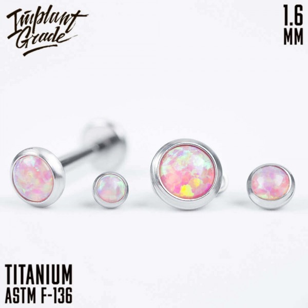 Накрутка с опалом 24 1.6 мм