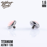 Накрутка с опалом 24 1.6 мм