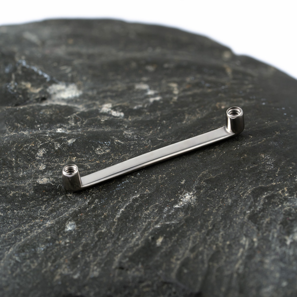 Плоскостная штанга для пирсинга 1.6 мм