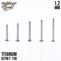 Ножка лабрета для пирсинга MINI 1.2 мм (16 G), основа 2.5 мм Ножка лабрета для пирсинга MINI 1.2 мм (16 G), основа 2.5 мм