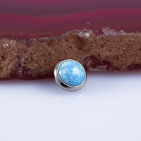 Накрутка с опалом 26 1.6 мм