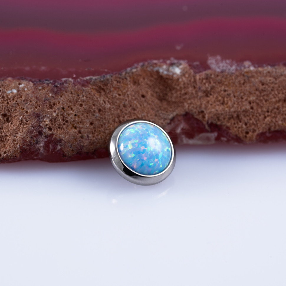 Накрутка с опалом 26 1.6 мм