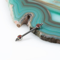 Штанга для пирсинга груди безрезьбовая Nancy 1.6 мм (14 G)