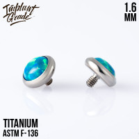 Накрутка с опалом 02 1.6 мм