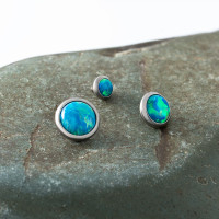 Накрутка с опалом 02 1.6 мм