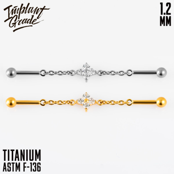 Лабрет Mily Chain 1.2 мм (16 G)