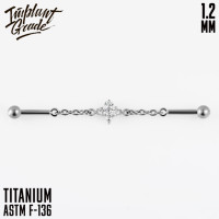 Лабрет Mily Chain 1.2 мм (16 G)