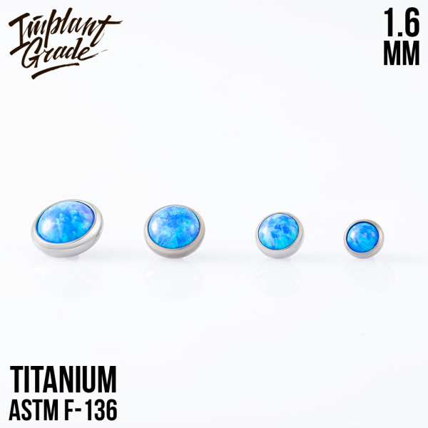 Накрутка с опалом 05 1.6 мм