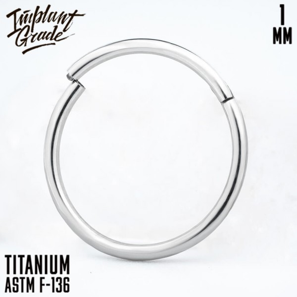 Кольцо-кликер 1 мм (18 G)