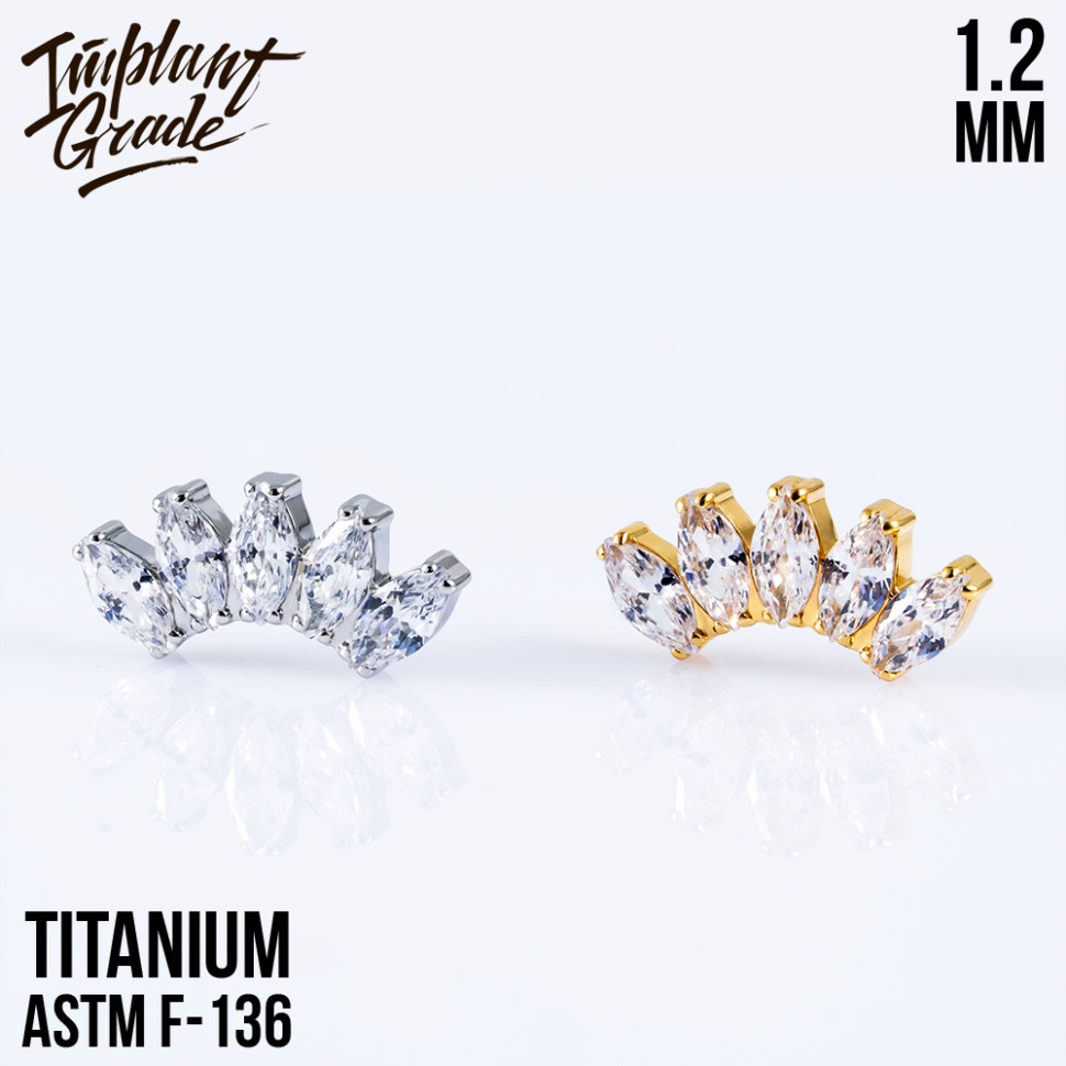 Накрутка 5K Marquise mini 1.2 мм