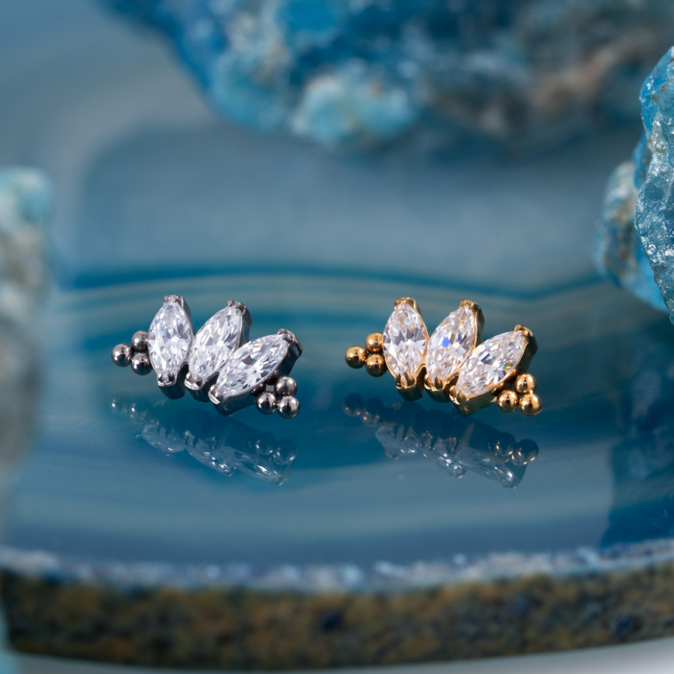 Накрутка NEW Bead Marquise 1.2 мм
