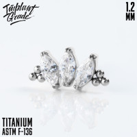 Накрутка NEW Bead Marquise 1.2 мм