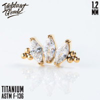 Накрутка NEW Bead Marquise 1.2 мм