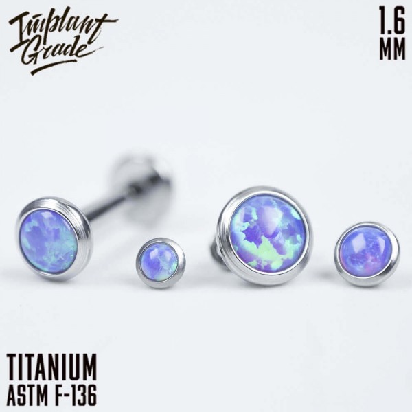 Накрутка с опалом 40 1.6 мм