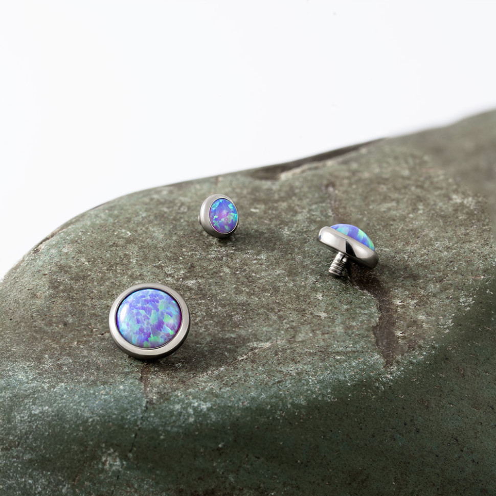 Накрутка с опалом 40 1.6 мм