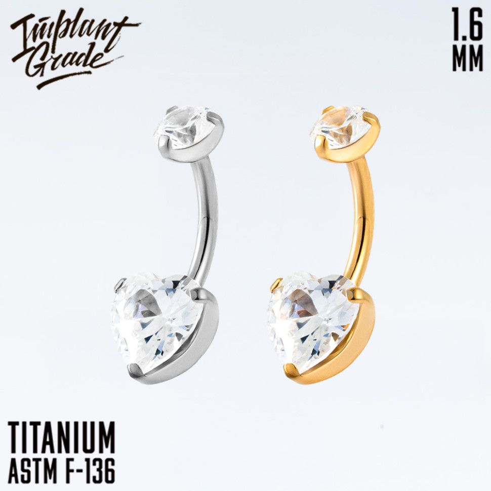 Банан Heart 1.6 мм (14G)