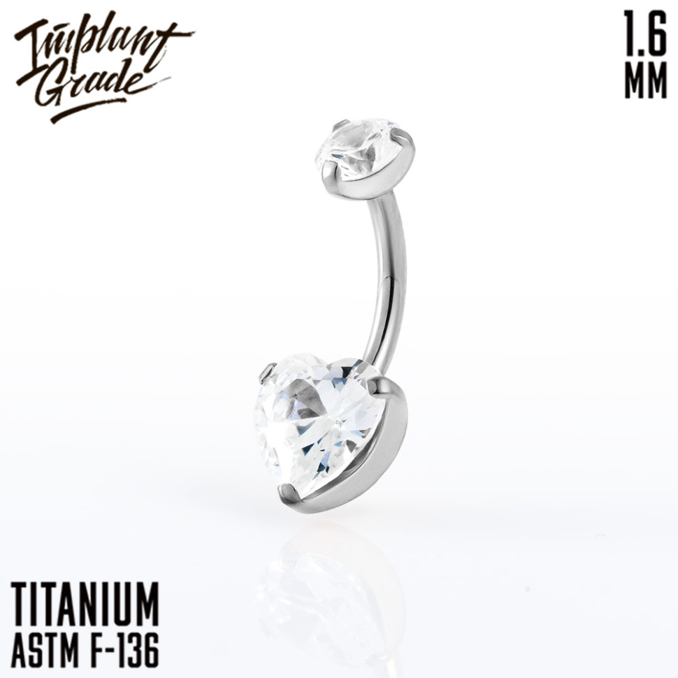Банан Heart 1.6 мм (14G)
