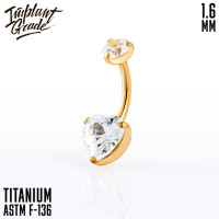 Банан Heart 1.6 мм (14G)