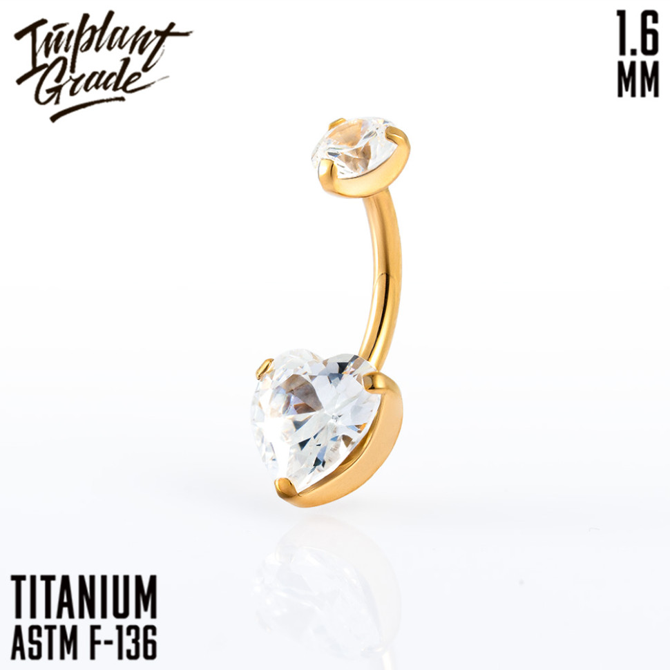 Банан Heart 1.6 мм (14G)