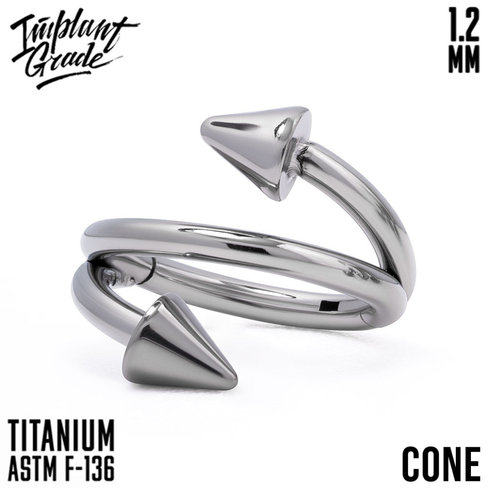 Кольцо-кликер TWIST 1.2 мм (16 G)