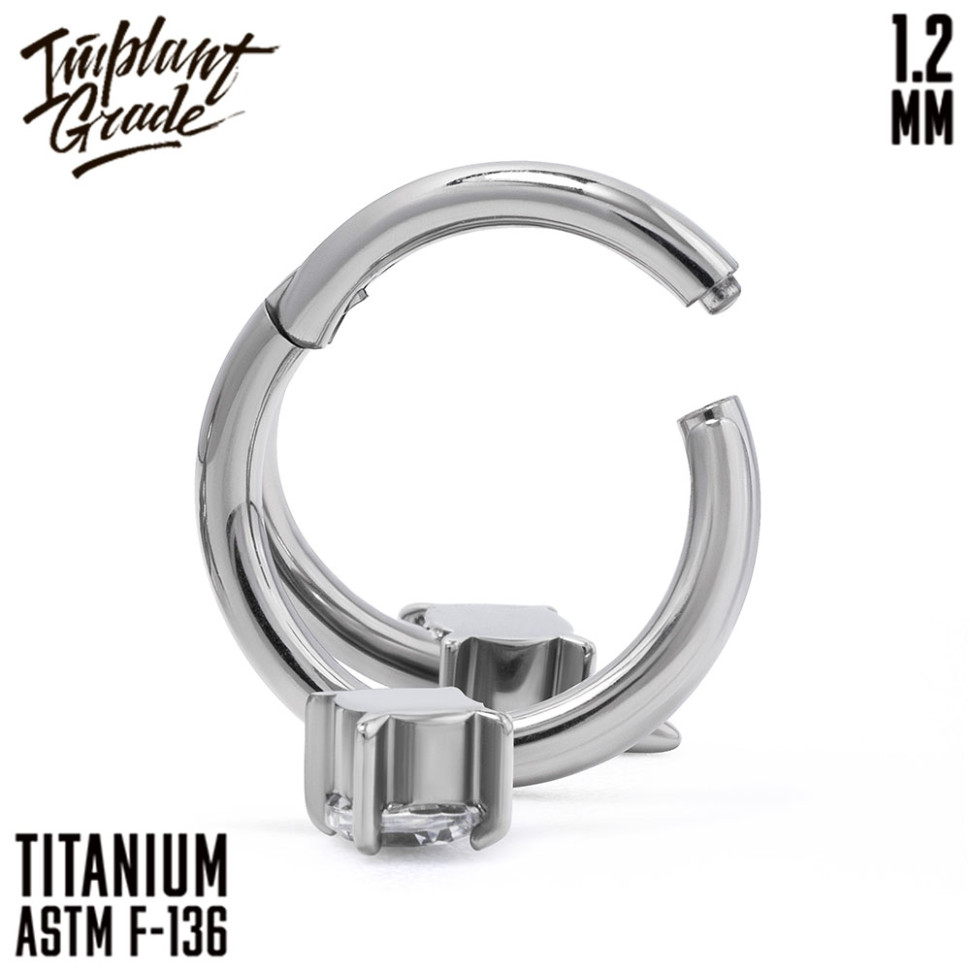Кольцо-кликер TWIST 1.2 мм (16 G)