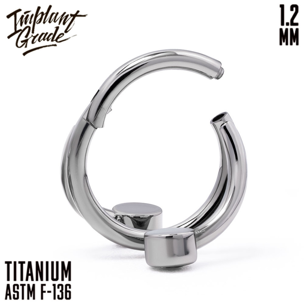 Кольцо-кликер TWIST 1.2 мм (16 G)