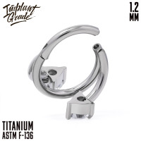 Кольцо-кликер TWIST 1.2 мм (16 G)