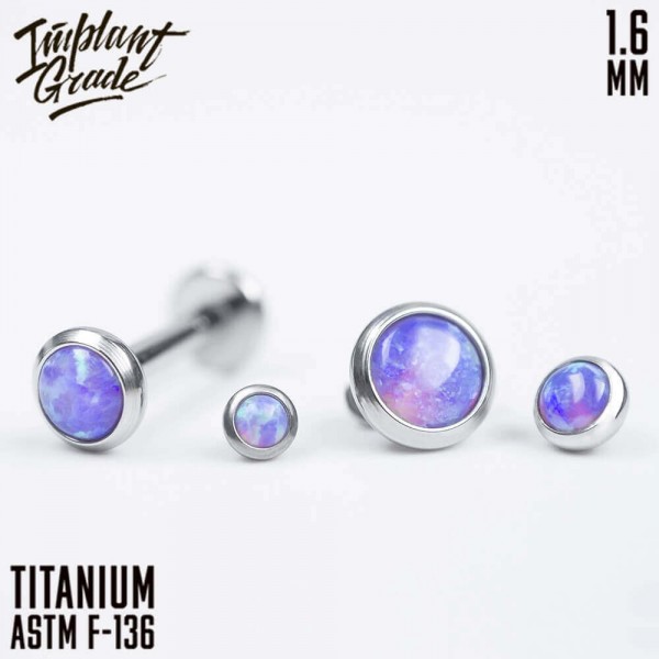 Накрутка с опалом 51 1.6 мм