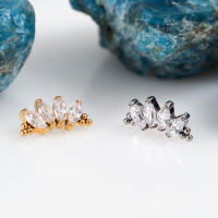 Накрутка 4K NEW Bead Marquise 1.2 мм 