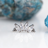 Накрутка 4K NEW Bead Marquise 1.2 мм 