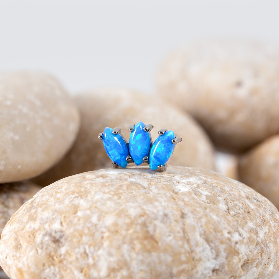 Накрутка-кластер Marquise Opal 1.2 мм