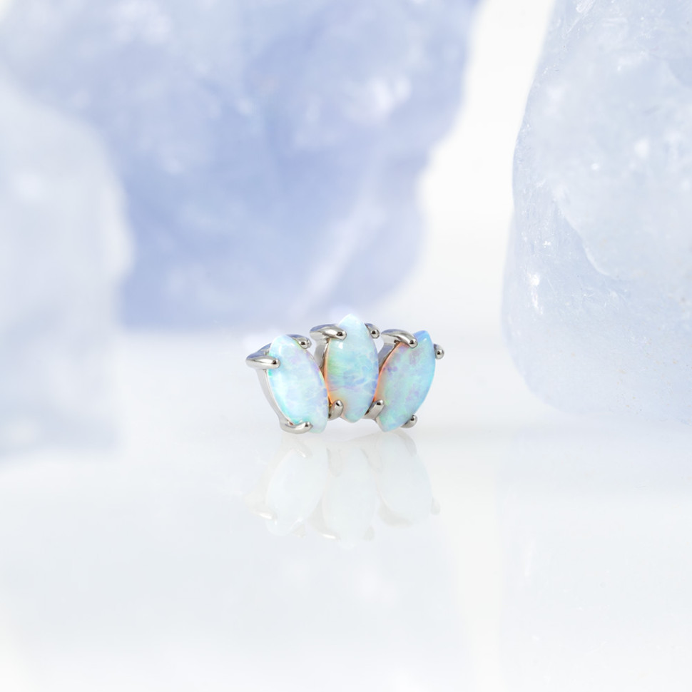 Накрутка-кластер Marquise Opal 1.2 мм