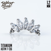 Накрутка 5K NEW Bead Marquise 1.2 мм 