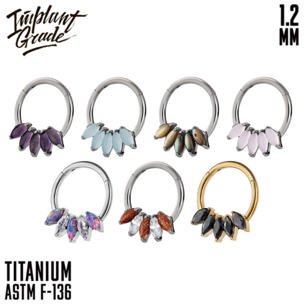 Кольцо-кликер 5K Iris 1.2 мм (16 G)