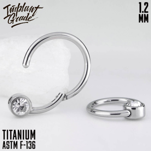 Кольцо-кликер Shine 1.2 мм (16 G)