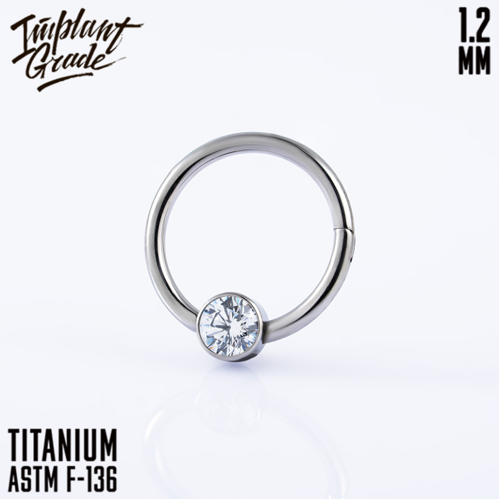 Кольцо-кликер Shine 1.2 мм (16 G)