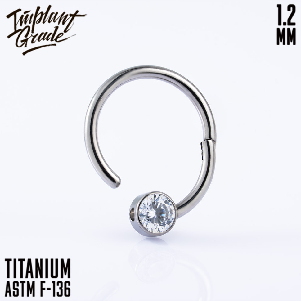 Кольцо-кликер Shine 1.2 мм (16 G)