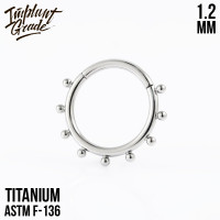 Кольцо-кликер Bead 1.2 мм (16 G)