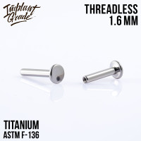 Ножка без резьбы 1.6 мм (14 G) 