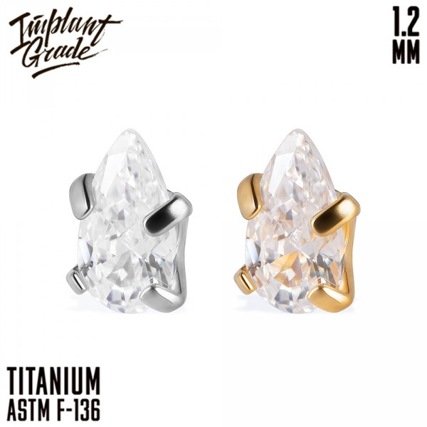 Накрутка Drop Crystal 1.2 мм