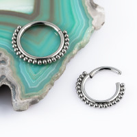 Кольцо-кликер Crown 1.2 мм (16 G)