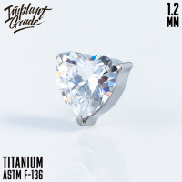 Накрутка Heart CZ 1.2 мм