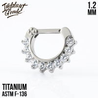 Кольцо-кликер Glam 1.2 мм (16 G)